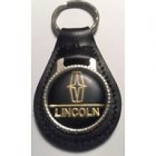 Vintage Lincoln Leather Key Ring